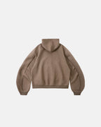 Contrastline Zip Hoodie