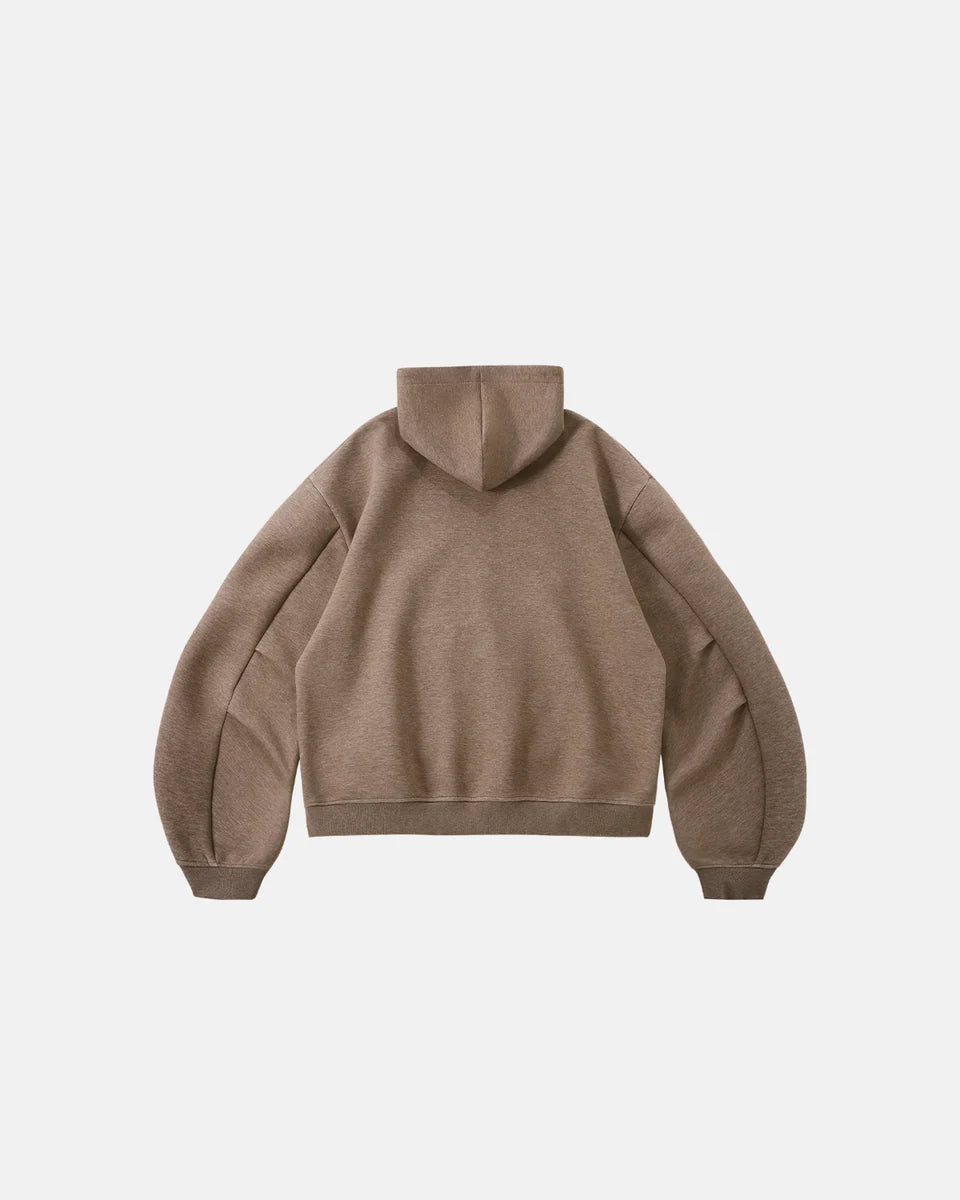 Contrastline Zip Hoodie