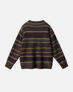 Stripe Jacquard Knit Pullover