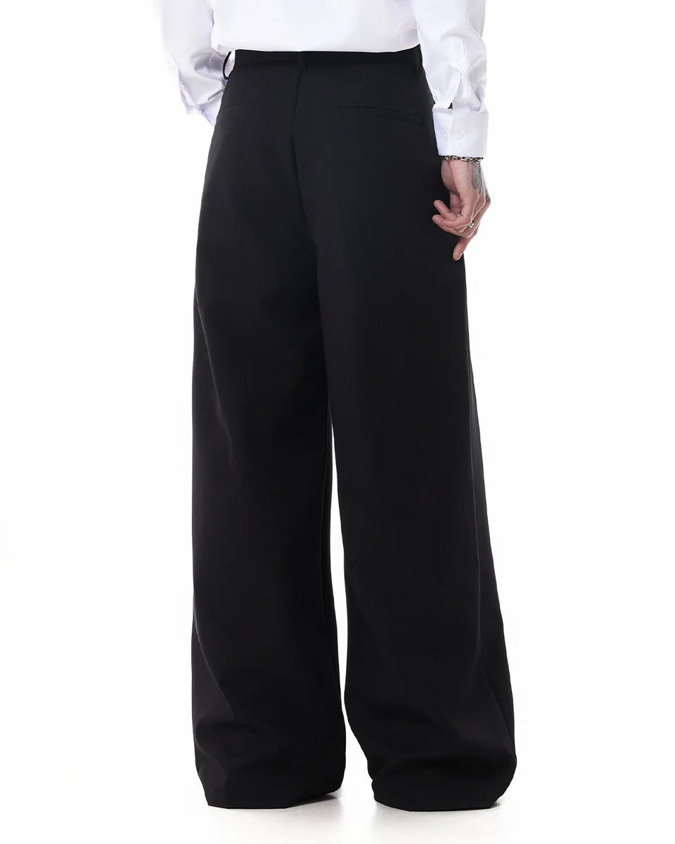 Hookline Wide-Leg Suit Pants