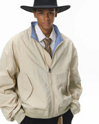 Plaidline Bomber Jacket