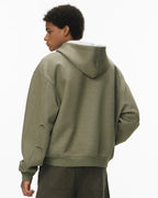 Contrastline Zip Hoodie