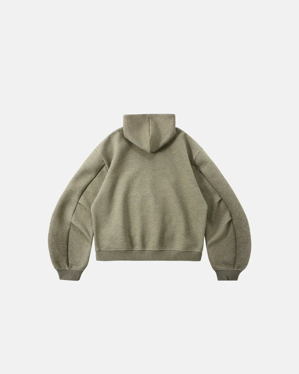 Contrastline Zip Hoodie
