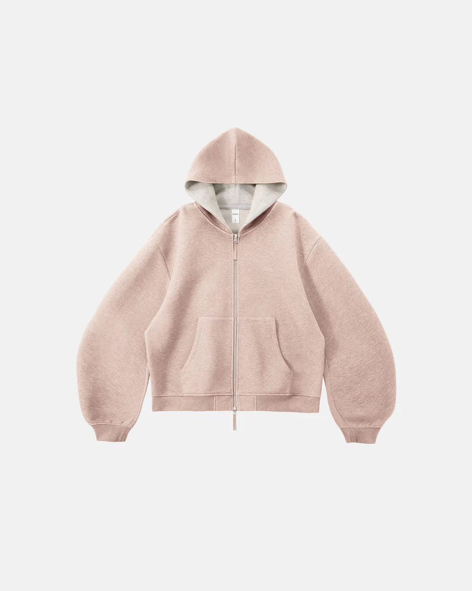 Contrastline Zip Hoodie